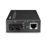 Lindy 25119 convertidor de medio 850 nm multimodo negro