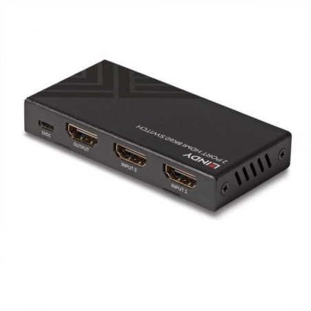 Lindy 2 port hdmi 8k60 switch