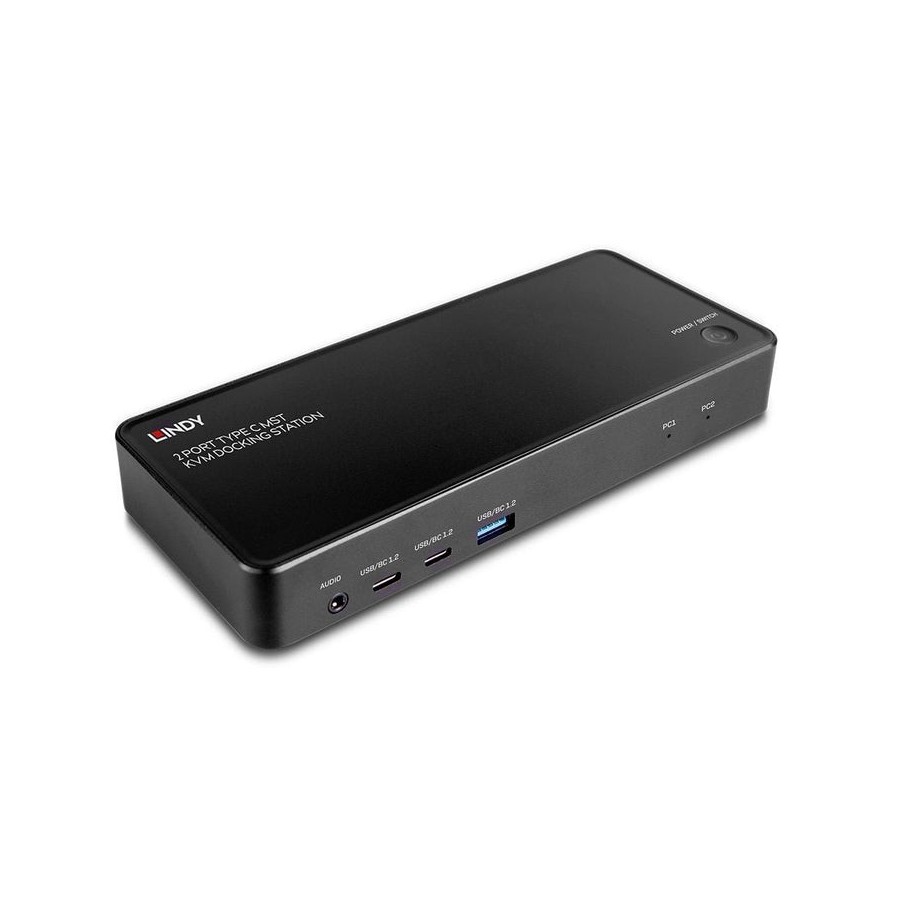 Lindy docking mation 2 port type c mm kvm
