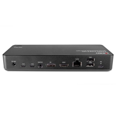 Lindy docking mation 2 port type c mm kvm
