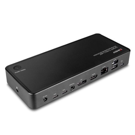 Lindy docking mation 2 port type c mm kvm