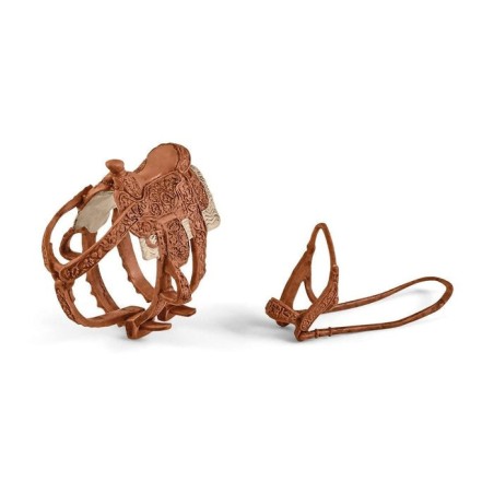 Figura de juego   farm world barrel racing mit cowgirl, spielfigur 42576