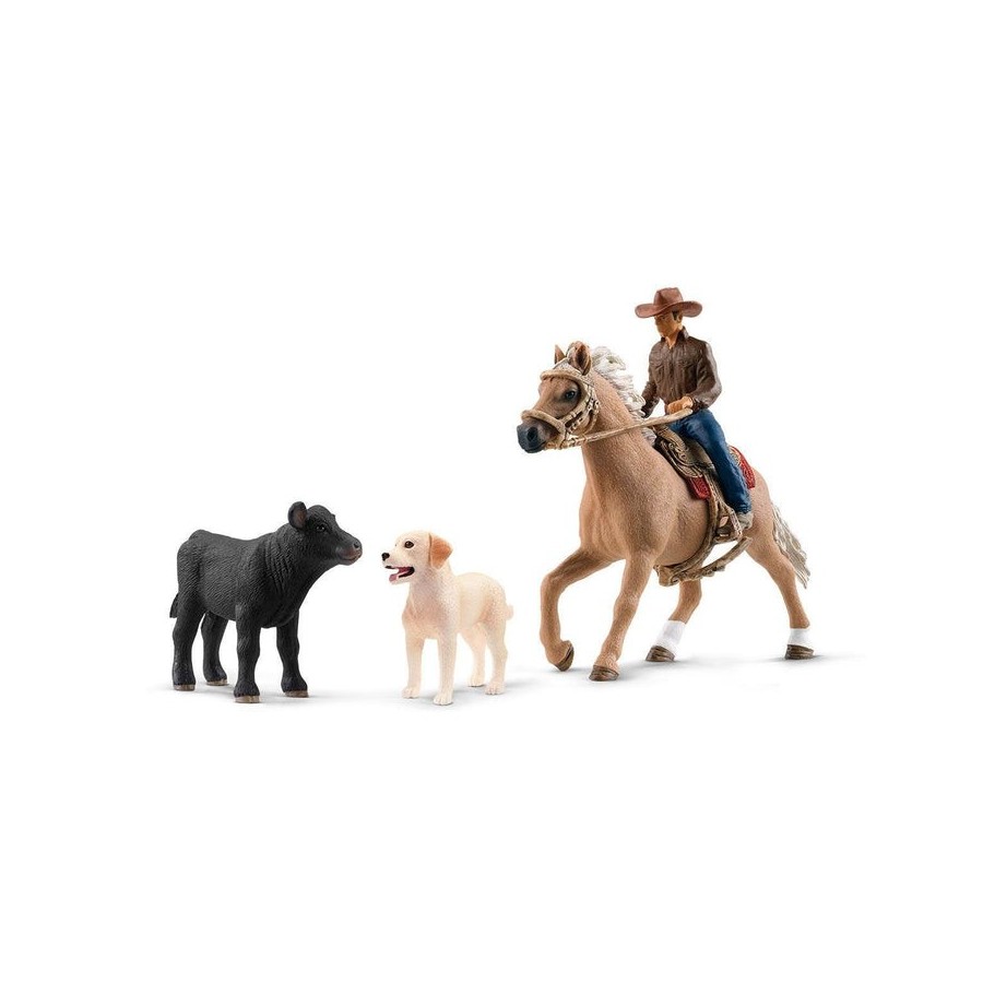 Schleich farm world 42578 equitación del oeste