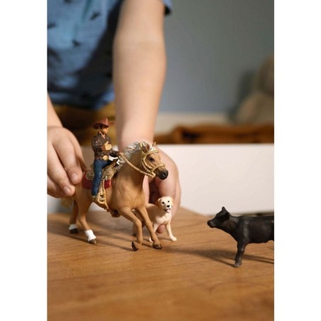 Schleich farm world 42578 equitación del oeste