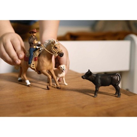 Schleich farm world 42578 equitación del oeste