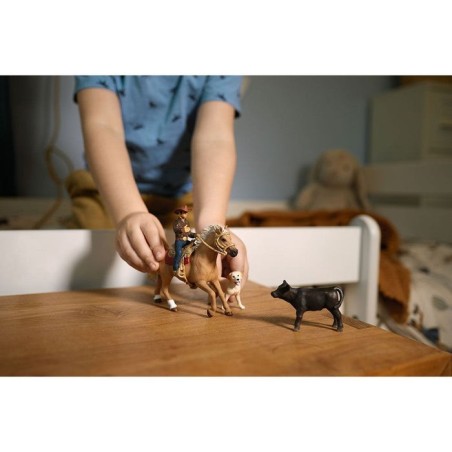 Schleich farm world 42578 equitación del oeste