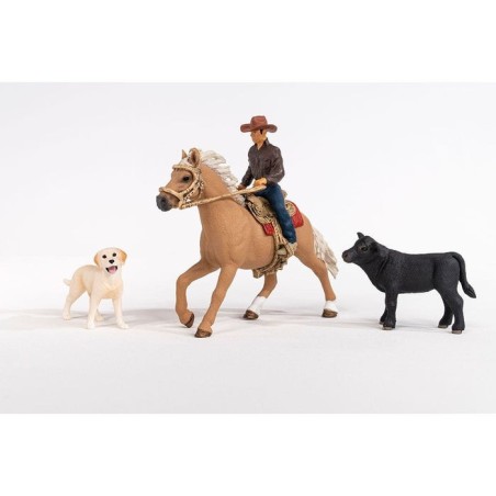 Schleich farm world 42578 equitación del oeste