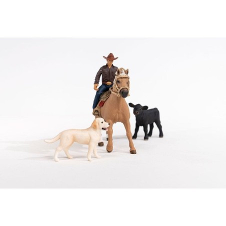 Schleich farm world 42578 equitación del oeste