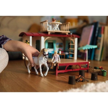 Schleich horse club 42593 caravana para encuentros secretos del club