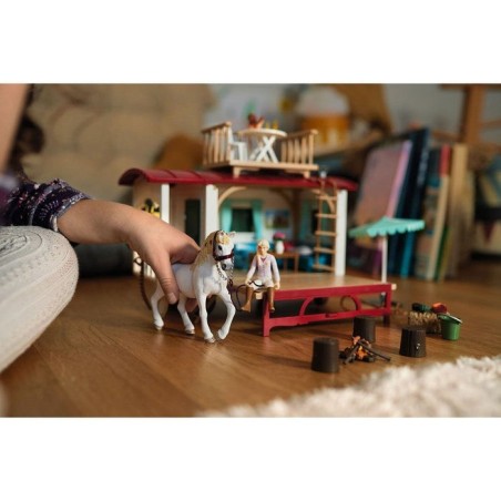 Schleich horse club 42593 caravana para encuentros secretos del club
