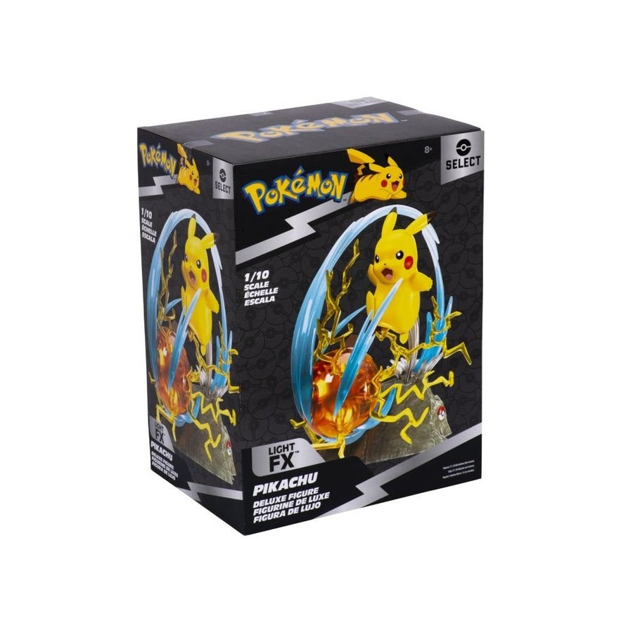 Figura boti pokemon 25 aniversario con iluminacin deluxe pikachu