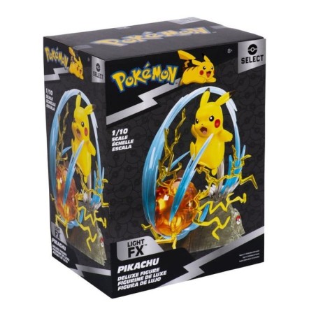 Figura boti pokemon 25 aniversario con iluminacin deluxe pikachu