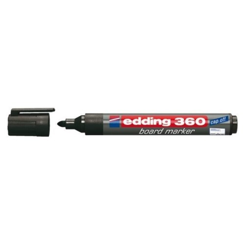 Edding marcador para pizarra blanca 360 recargable negro
