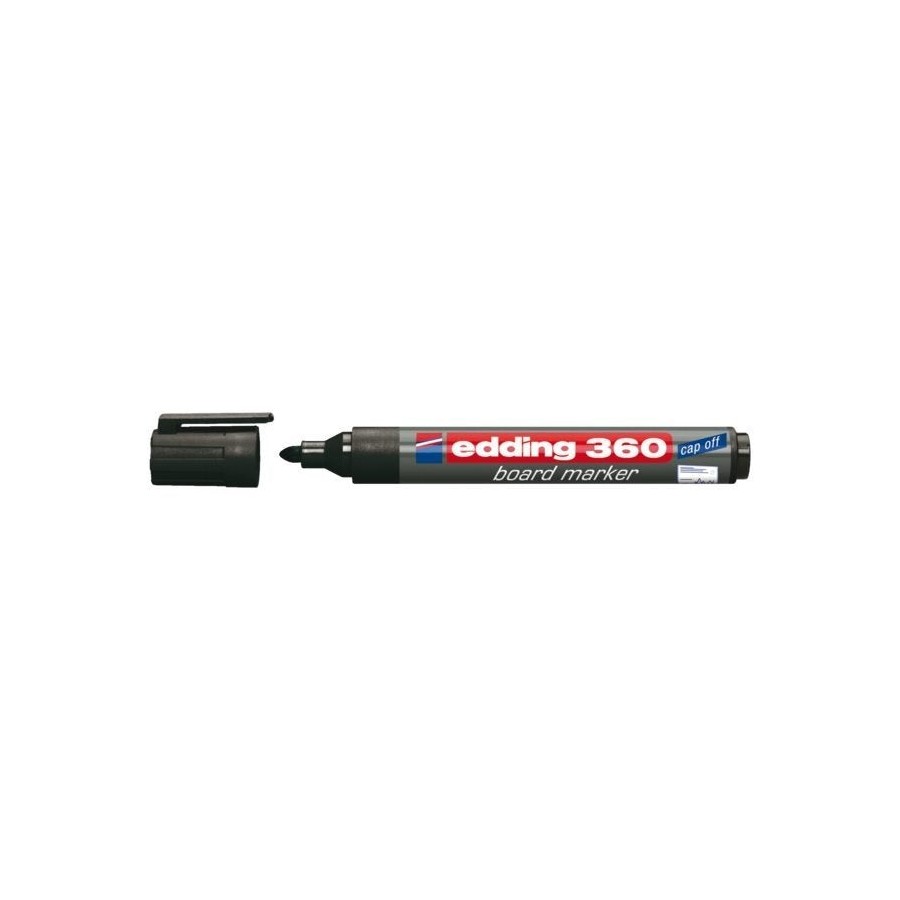 Edding marcador para pizarra blanca 360 recargable negro