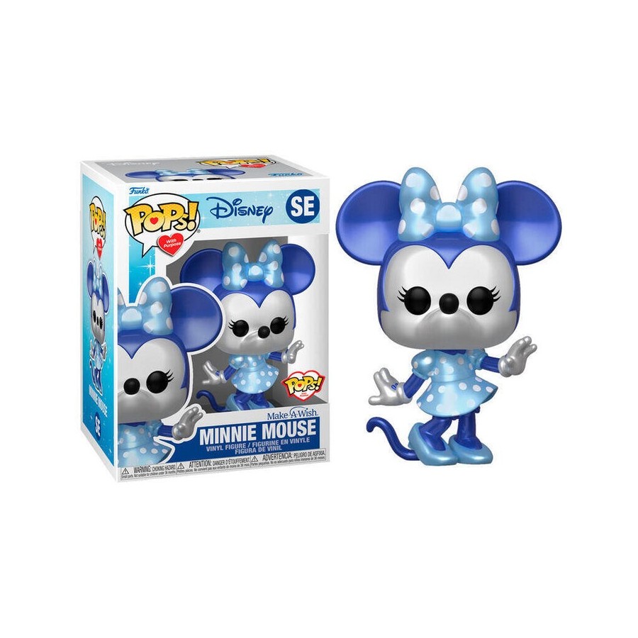 Figura pop disney make a wish minnie mouse metallic