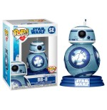 Figura pop star wars make a wish bb-8 metallic