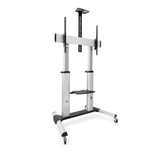 Tooq soporte suelo ruedas aluminio 60-100 - plata