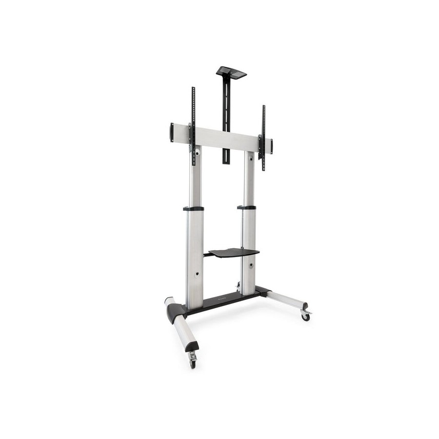 Tooq soporte suelo ruedas aluminio 60-100 - plata
