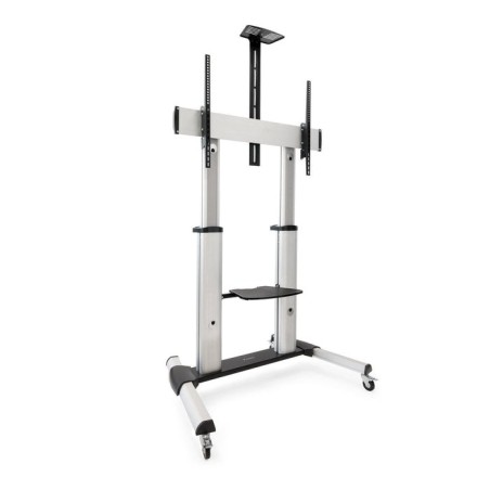 Tooq soporte suelo ruedas aluminio 60-100 - plata