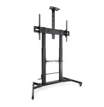 Tooq soporte suelo ruedas regulable 60-100 - negro