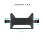 Tooq soporte/adaptador de portátil para vesa - negro