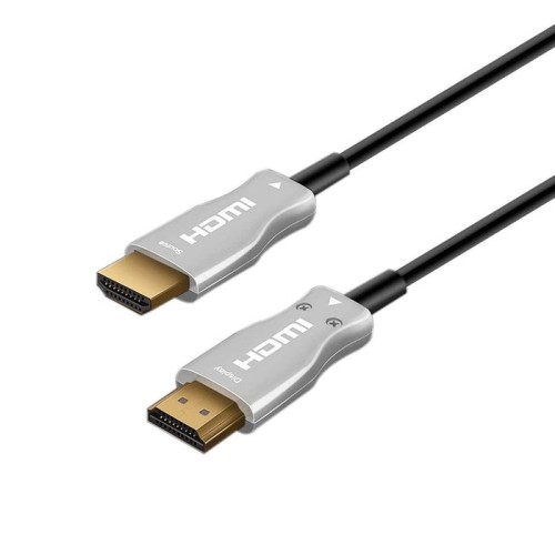 Cable hdmi ewent 4k uhd fibra optica hibrido 10m macho macho