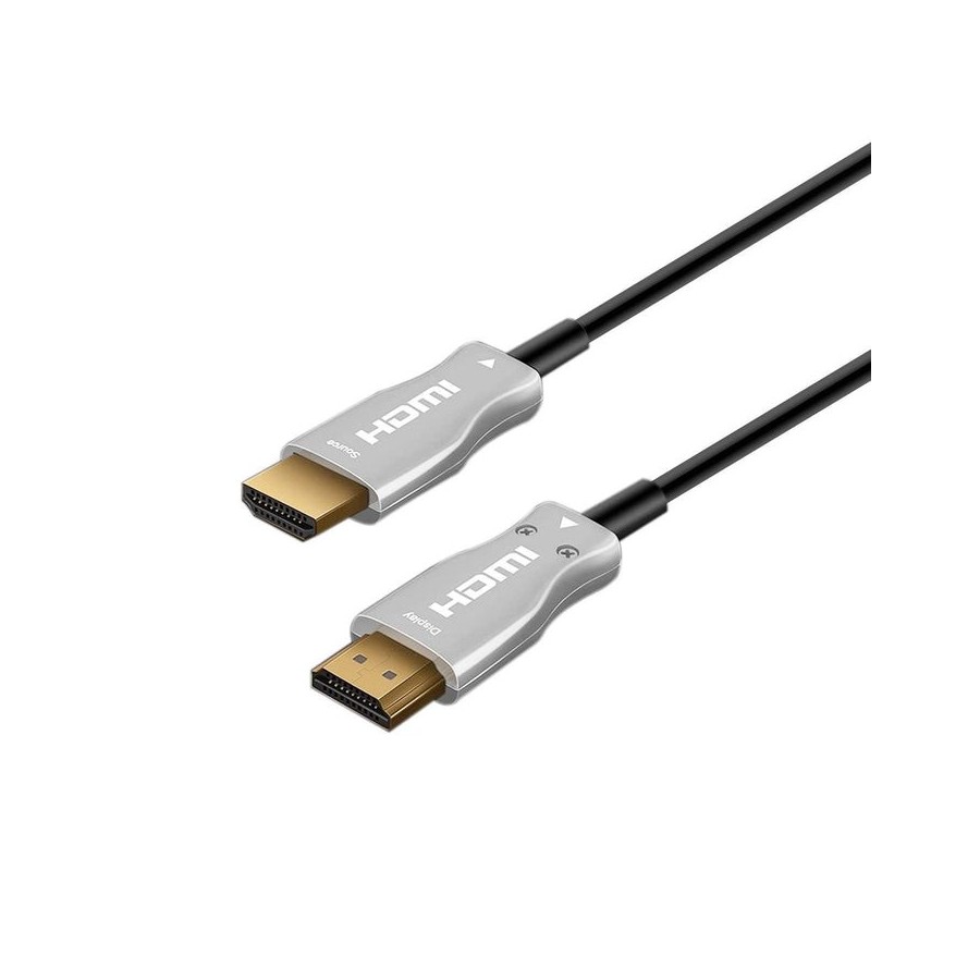 Cable hdmi ewent 4k uhd fibra optica hibrido 15m macho macho