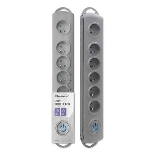 Regleta qoltec 50199 surge protector 6 sockets 5m