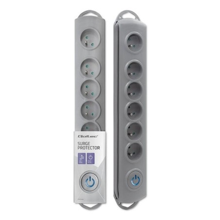 Regleta qoltec 50199 surge protector 6 sockets 5m