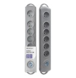 Regleta qoltec 50199 surge protector 6 sockets 5m
