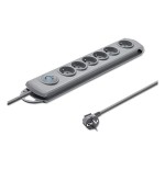 Regleta qoltec 50199 surge protector 6 sockets 5m