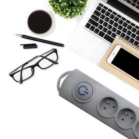 Regleta qoltec 50199 surge protector 6 sockets 5m