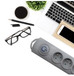 Regleta qoltec 50199 surge protector 6 sockets 5m