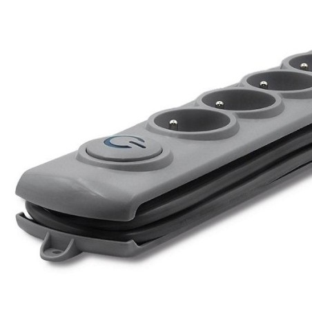 Regleta qoltec 50199 surge protector 6 sockets 5m