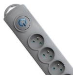 Regleta qoltec 50199 surge protector 6 sockets 5m