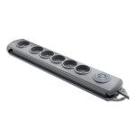 Regleta qoltec 50199 surge protector 6 sockets 5m