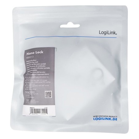 Candado para notebook logilink nbs013 universal