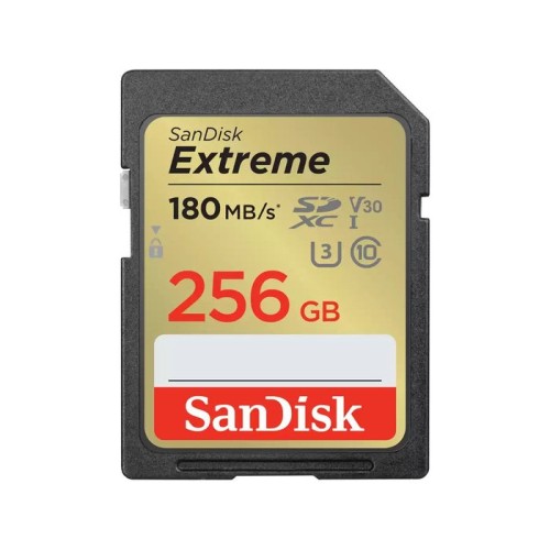 Sandisk extreme sdxc 256gb uhs-i v30 clase 10 sdsdxvv-256g-gncin
