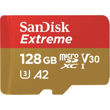 Sandisk extreme microsdxc 128gb 190mb/s + adaptador