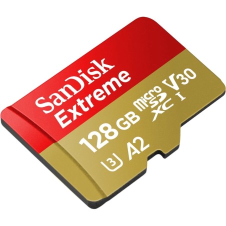 Sandisk extreme microsdxc 128gb 190mb/s + adaptador