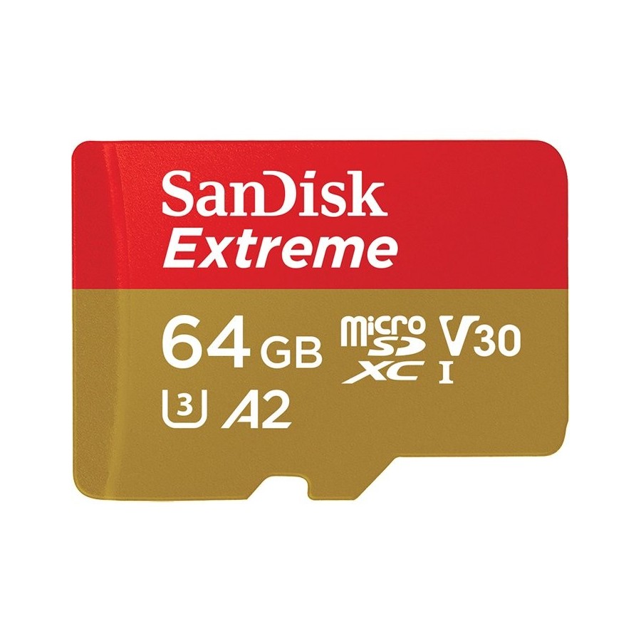 Sandisk extreme microsdxc 64 gb 170/80 mb/s a2