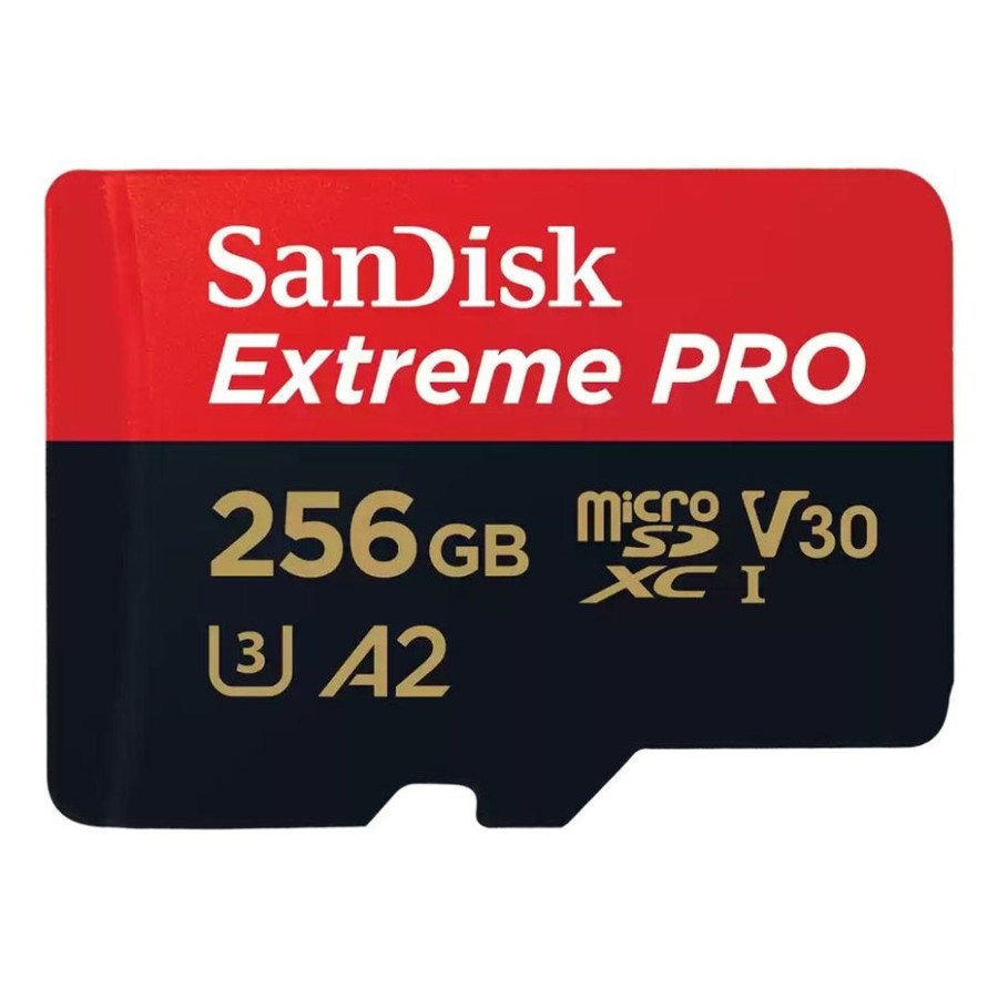 Tarjeta micro sd sandisk extreme pro microsdxc 256gb 200/140 mb/s a2
