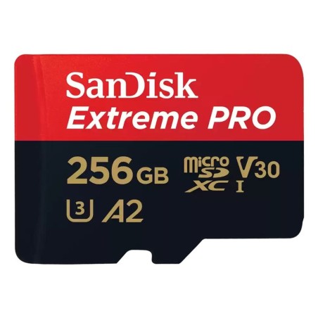 Tarjeta micro sd sandisk extreme pro microsdxc 256gb 200/140 mb/s a2
