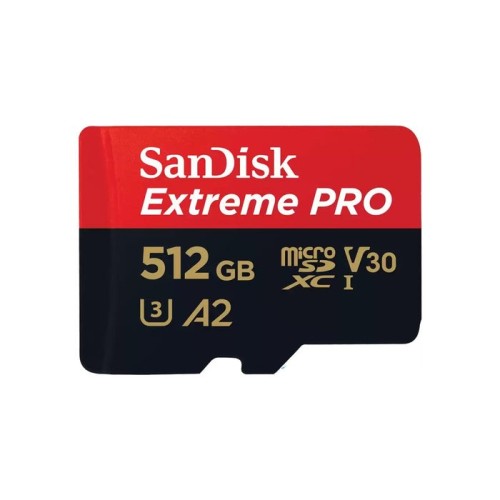 Microsd card 512gb sandisk extreme pro sdxc