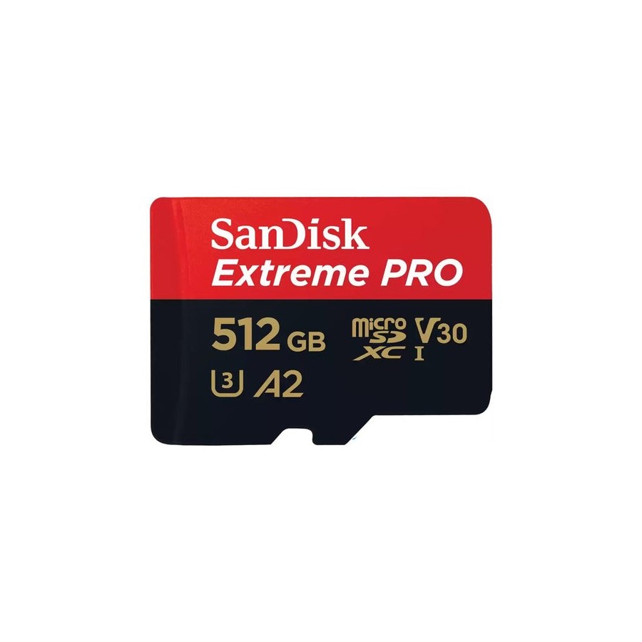 Microsd card 512gb sandisk extreme pro sdxc