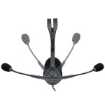 Auriculares logitech h111 con micrófono jack 3.5 negros