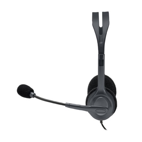 Auriculares logitech h111 con micrófono jack 3.5 negros