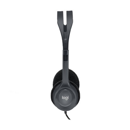 Auriculares logitech h111 con micrófono jack 3.5 negros