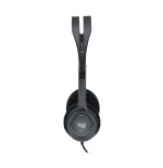Auriculares logitech h111 con micrófono jack 3.5 negros