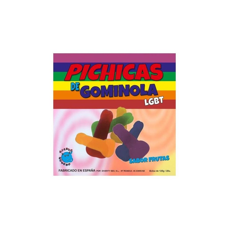 Caja gominola pito brillo bandera